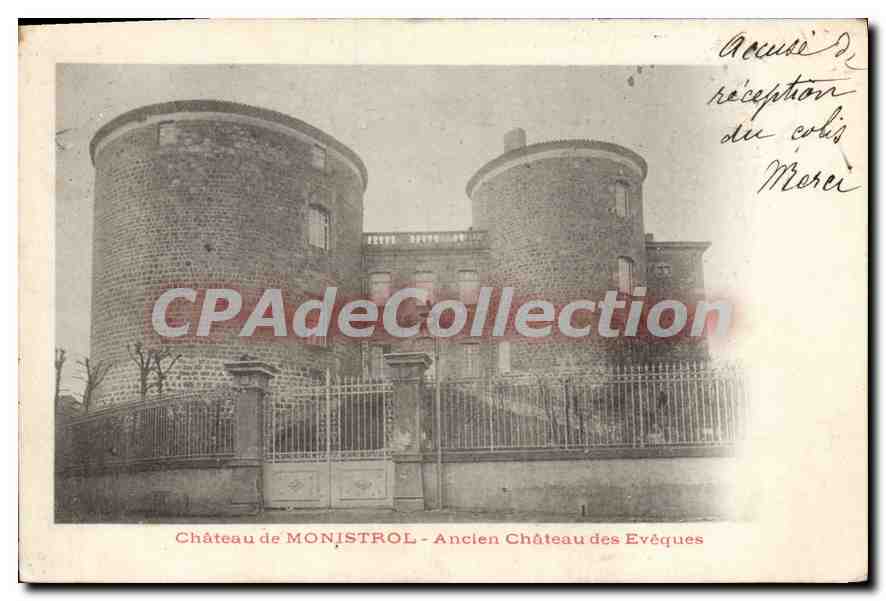 CPA Chateau de Monistrol Ancien Chateau des Eveques