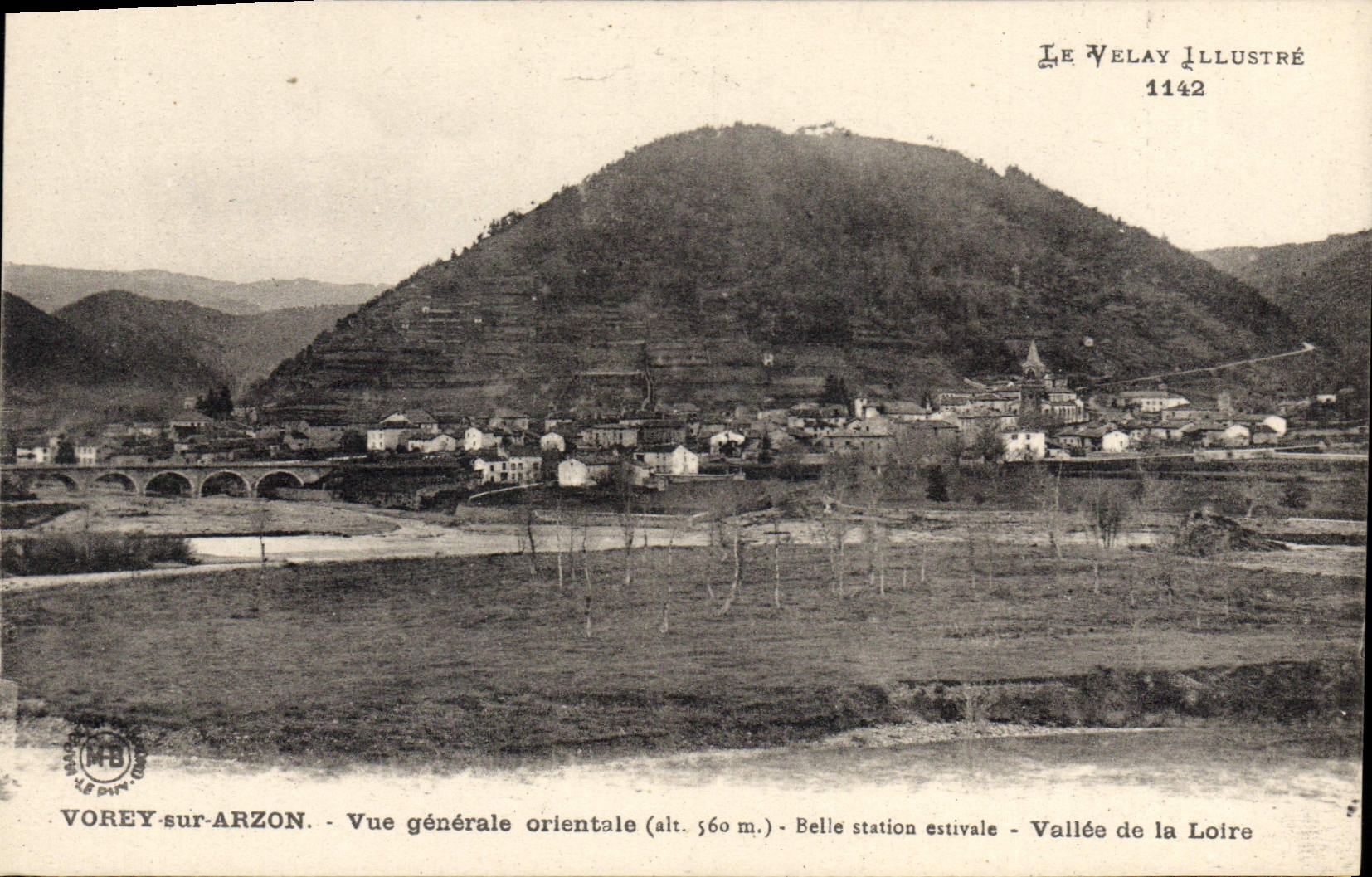 CPA Vorey sur Arzon Vue Generale Orientale Belle Station Estivale Valle de la Loire