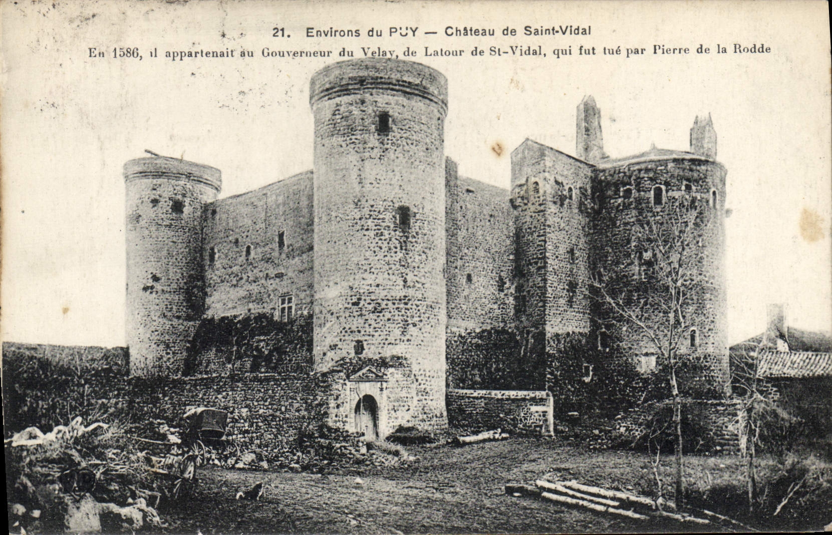 Environ du PUY — Château de Saint-Vidal — Imp. E. Le Daley, Paris