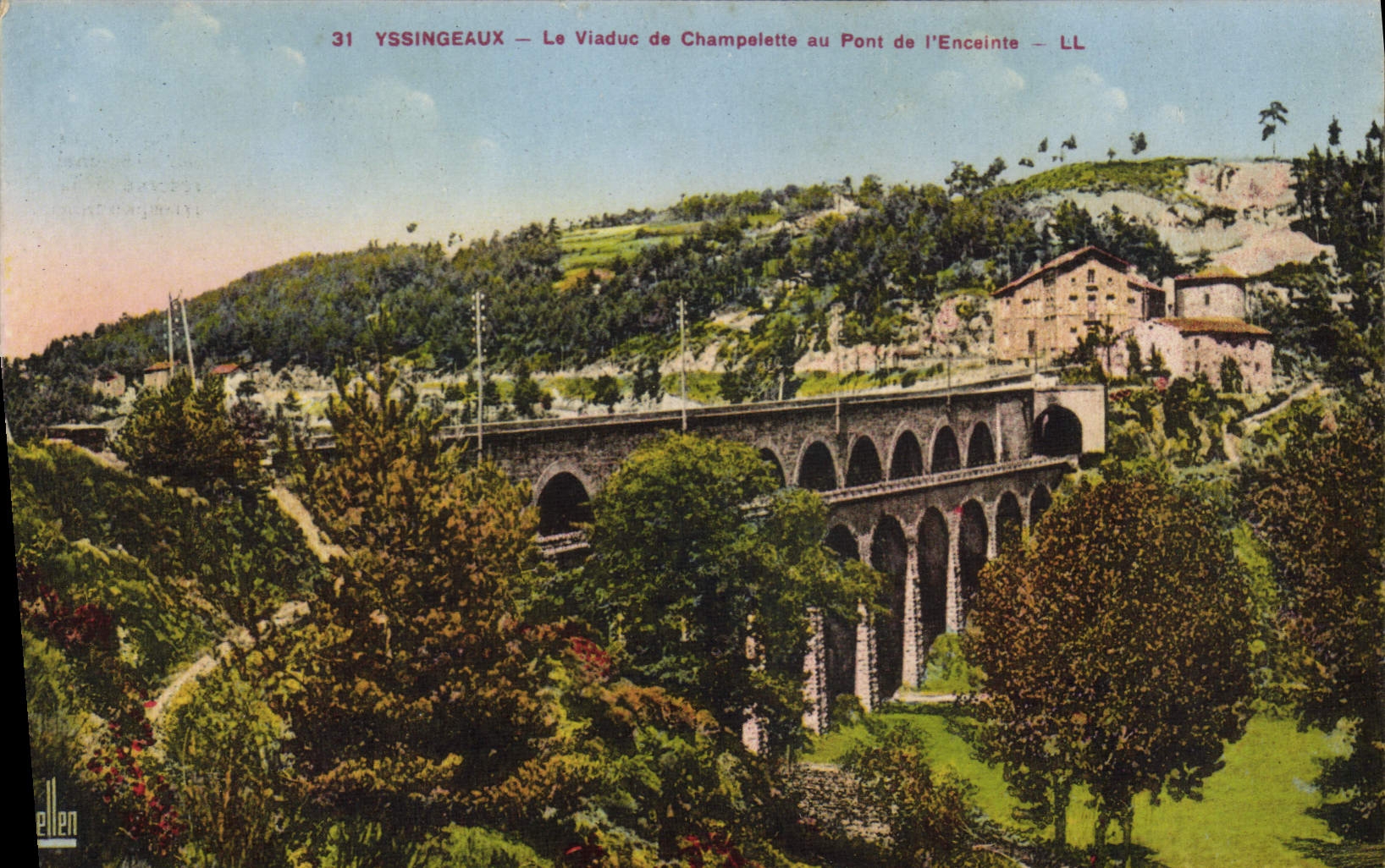 CPA Yssingeaux Le Viaduc de Champelette au Pont de l'Enceinte