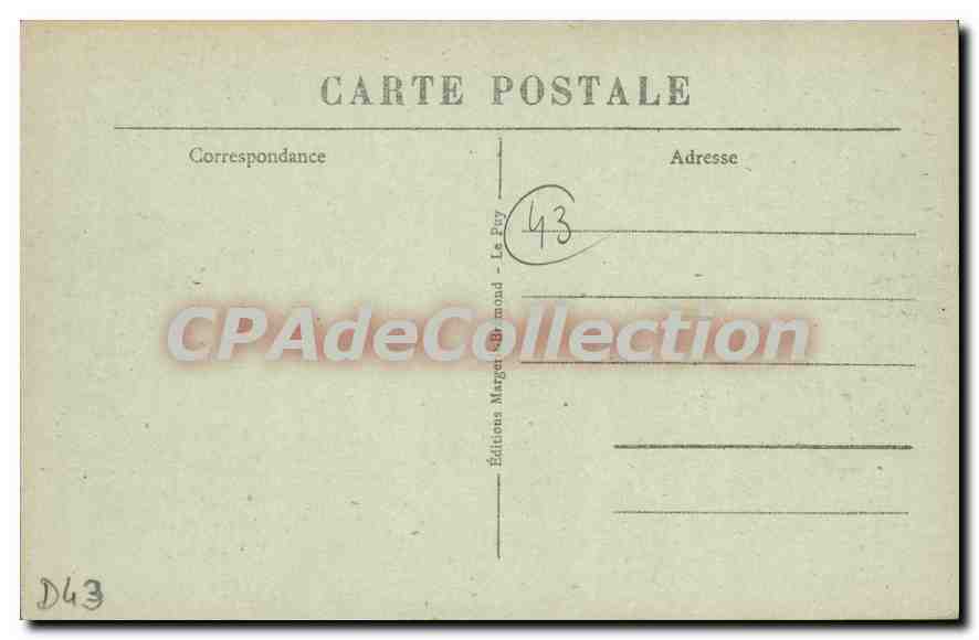 CPA Descouiffado Allegro folklore chanson — Rückseite