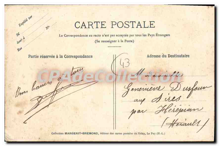 Bourrée — Danse campagnarde — Le Velay Illustré n°280 — Reverso