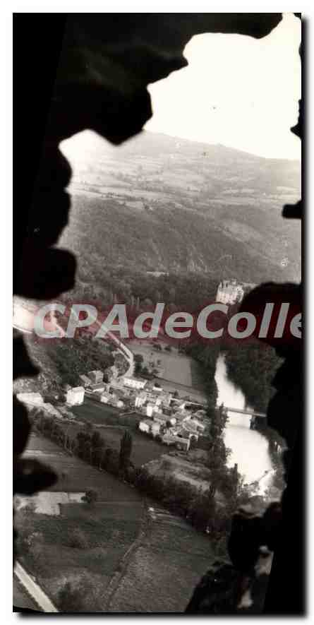 CPA Environs d'Arvant La Vallee de l'Allagnon Vue prise d'une Breche du chateau de Leotoing