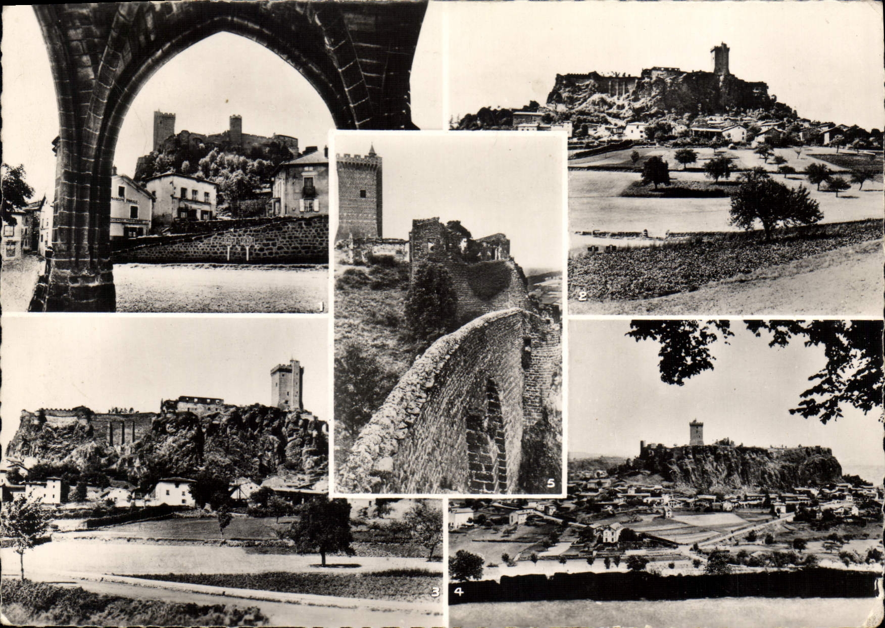 CPSM Polignac Vue sur la Chateau Fort