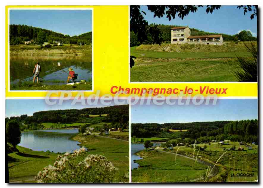 CPSM Champagnac Le Vieux Altitude 872 M