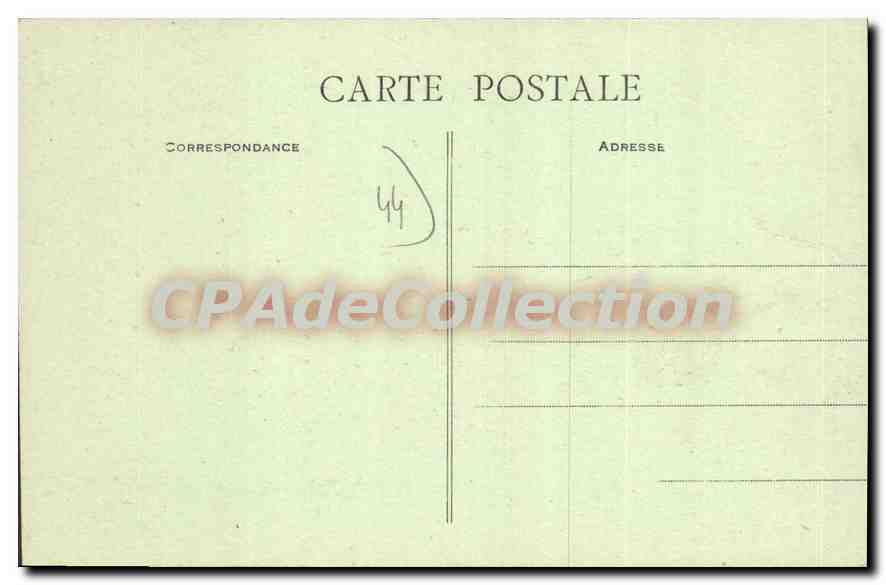CPA La Baule Avenue de la Gare et la Poste Automobile Poste PTT — Rückseite