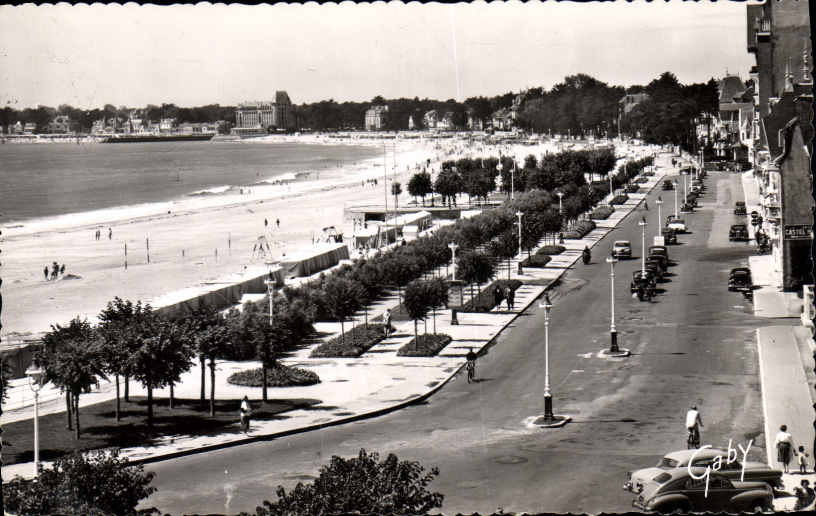 CPA La Baule Esplanade de l'Ermitage et Plage Benoist