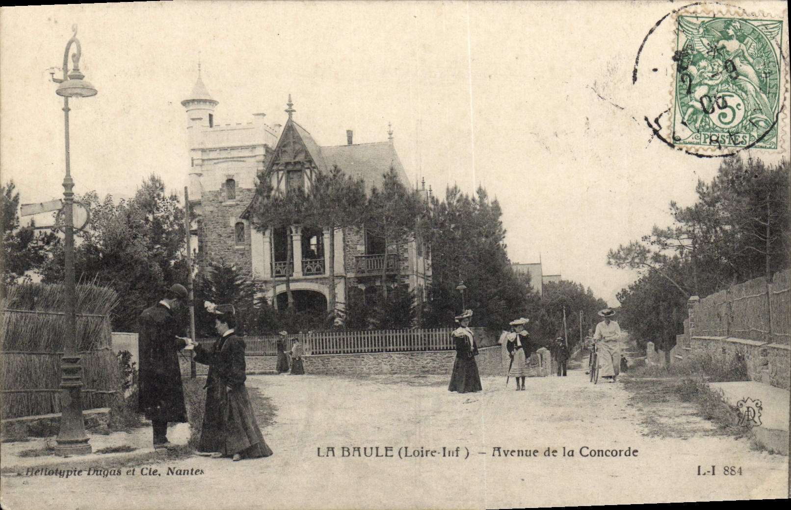 CPA La Baule Avenue de la Concorde