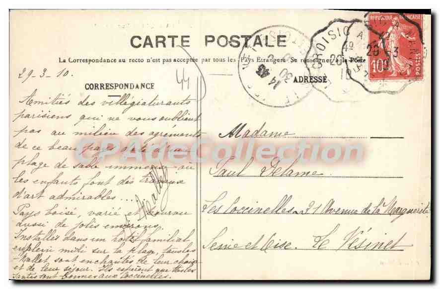 CPA La Baule Vue Generale — Verso