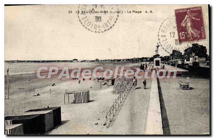 CPA La Baule Les Pins La Plage