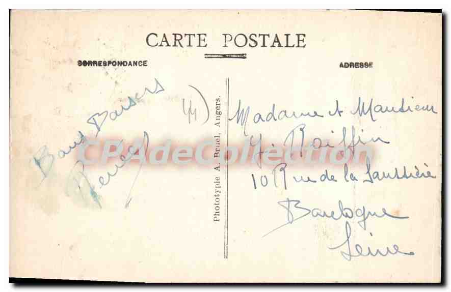 CPA La Baule Les Pins La Plage — Rückseite
