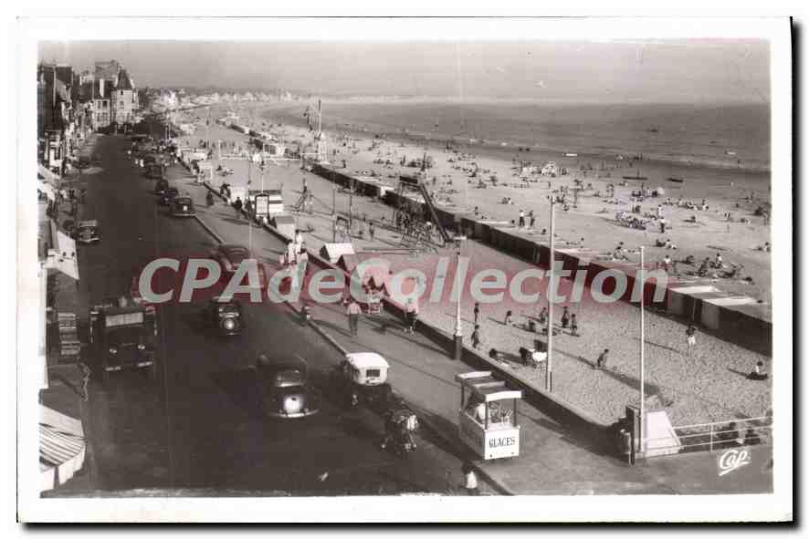 CPA La Baule Vue Generale de la Plage vers Pornichet