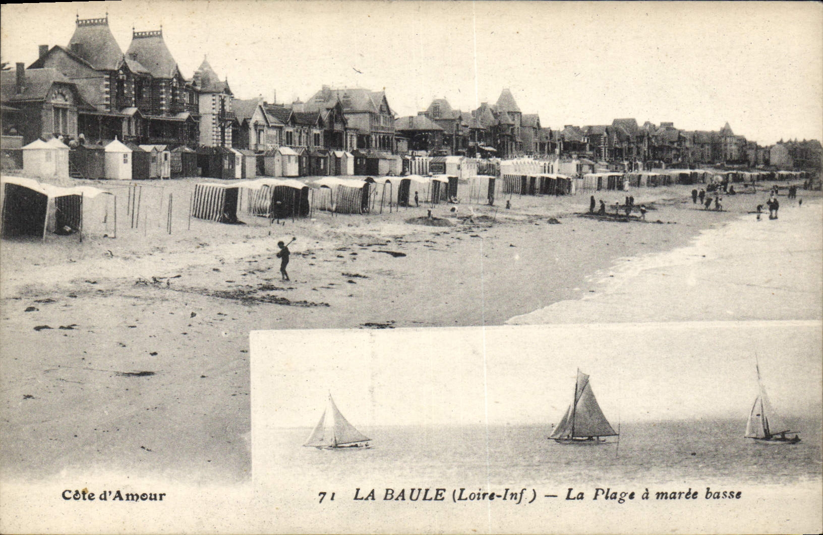 CPA La Baule La Plage a Maree Basse