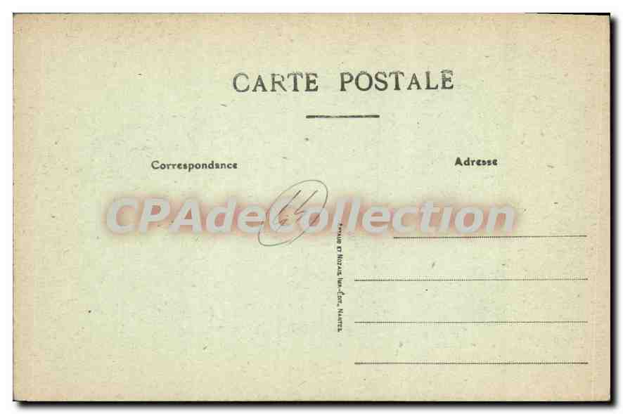 CPA La Baule La Plage a Maree Basse — Rückseite