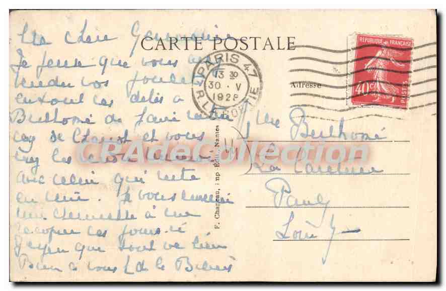 CPA La Baule Sur Mer L'Esplanade et le Casino — Rückseite