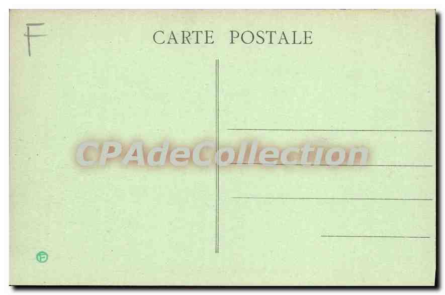 CPA Maison de St Joseph Nantes Un grand Refectoire — Verso