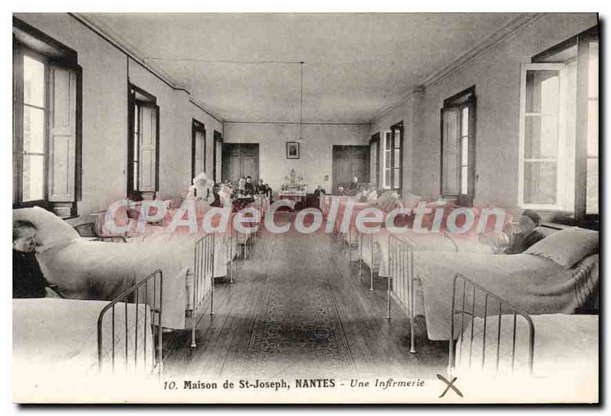 CPA Maison de St Joseph Nantes Une Infirmerie