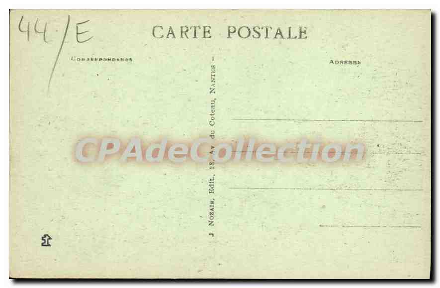 CPA La mi Careme de Nantes 1929 sur la Glace — Rückseite