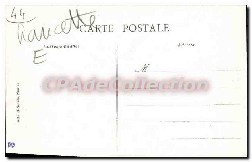 CPA Nantes Mi Careme 1913 Une Bonne Nourrice sous Francois ler 2ème prix des chars — Rückseite