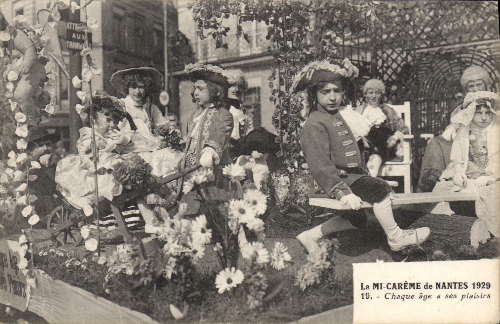 CPA La Mi Careme de Nantes 1929 Chaque age a ses Plaisirs