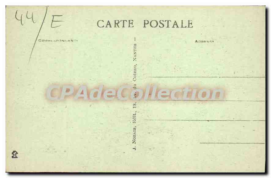 CPA La Mi Careme de Nantes 1929 Plan Rataplan — Rückseite