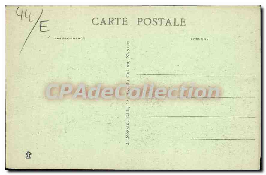 La MI-CARÊME de NANTES 1929 — 7. Les Enfants s'amusent — J. Nozaïs, Nantes — Verso