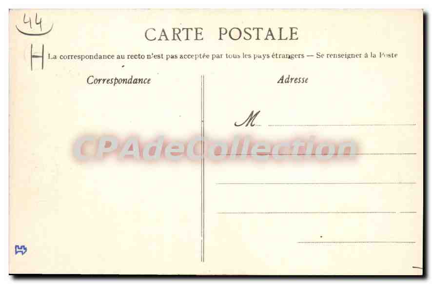 CPA La Bretagne a Travers les Ages Nantes Cavalcade Historique du 31 Juiliet 1910 char de la ville d — Rückseite