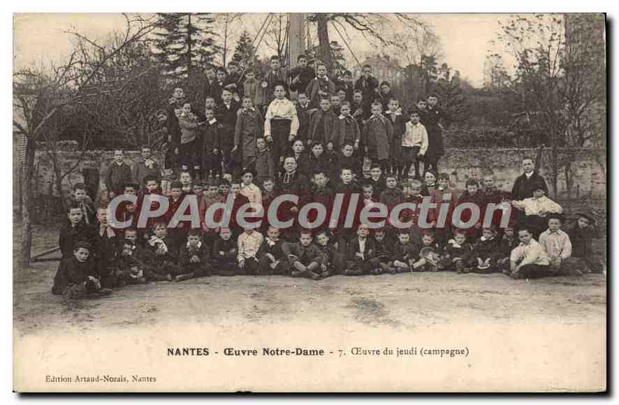NANTES - Éuvre Notre-Dame - 7. Éuvre du jeudi (campagne) — Édition Artaud-Nozais, Nantes
