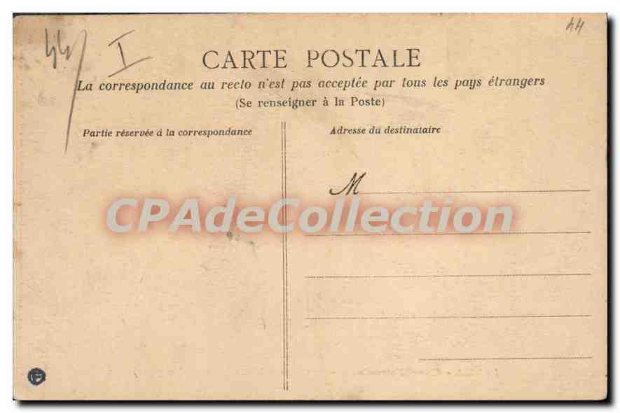 NANTES -Œuvre Notre-Dame - 12. Œuvre du jeudi et patronage (campagne) — Rückseite