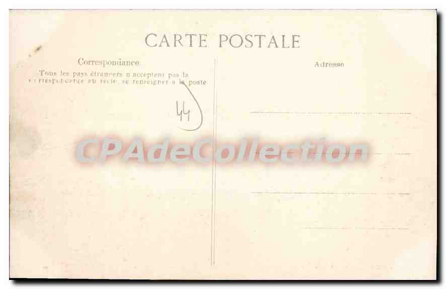 CPA Nantes Le Port au Quai de Tourville — Rückseite