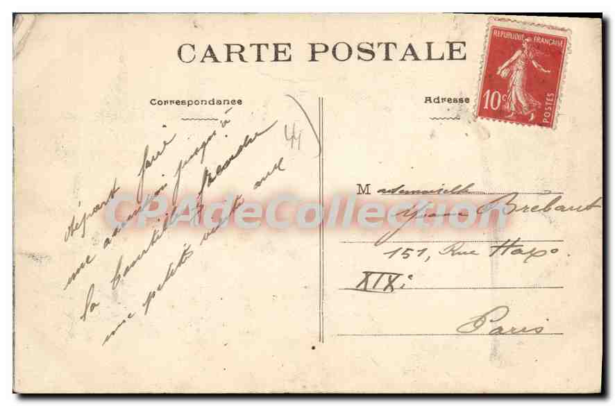 CPA Nantes Le Port Vu de Ste Anne — Rückseite