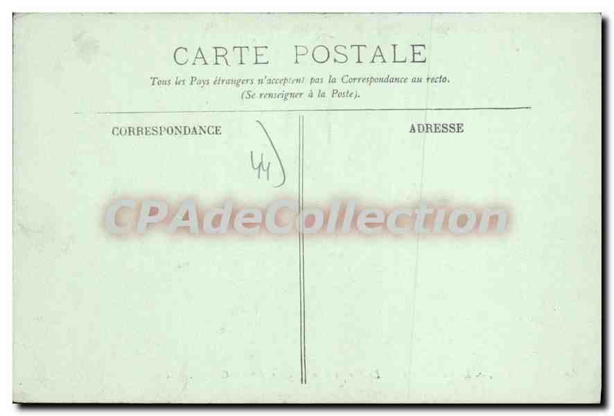 CPA Nantes La Poissonnerie Les Tours Sant Nicolas et Saint Clement — Verso