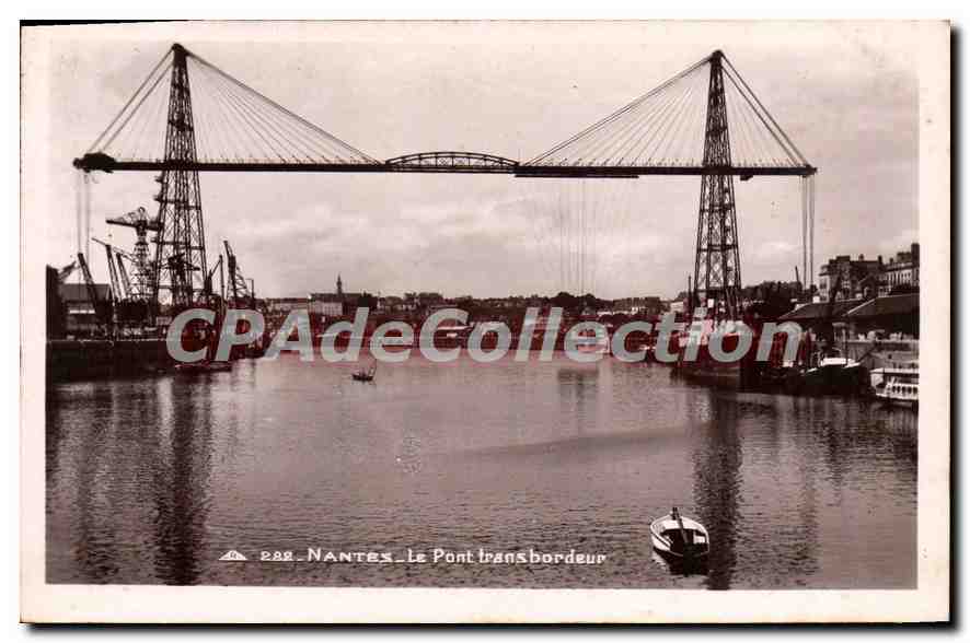 CPA Nantes Le Pont Transbordeur
