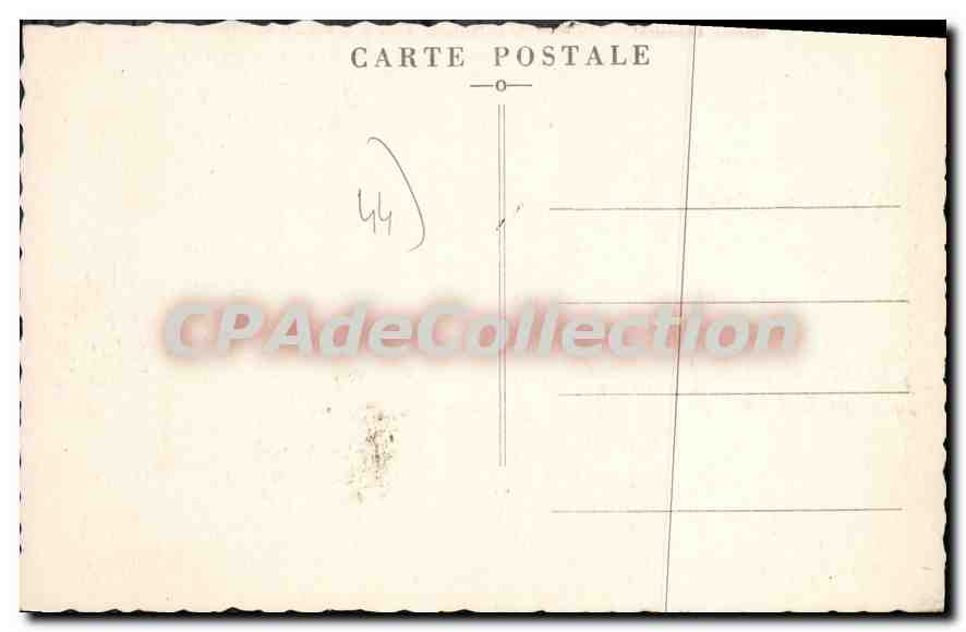 CPA Nantes Ancestral La Place de la Duchesse Anne et la Rotonde en 1838 — Rückseite