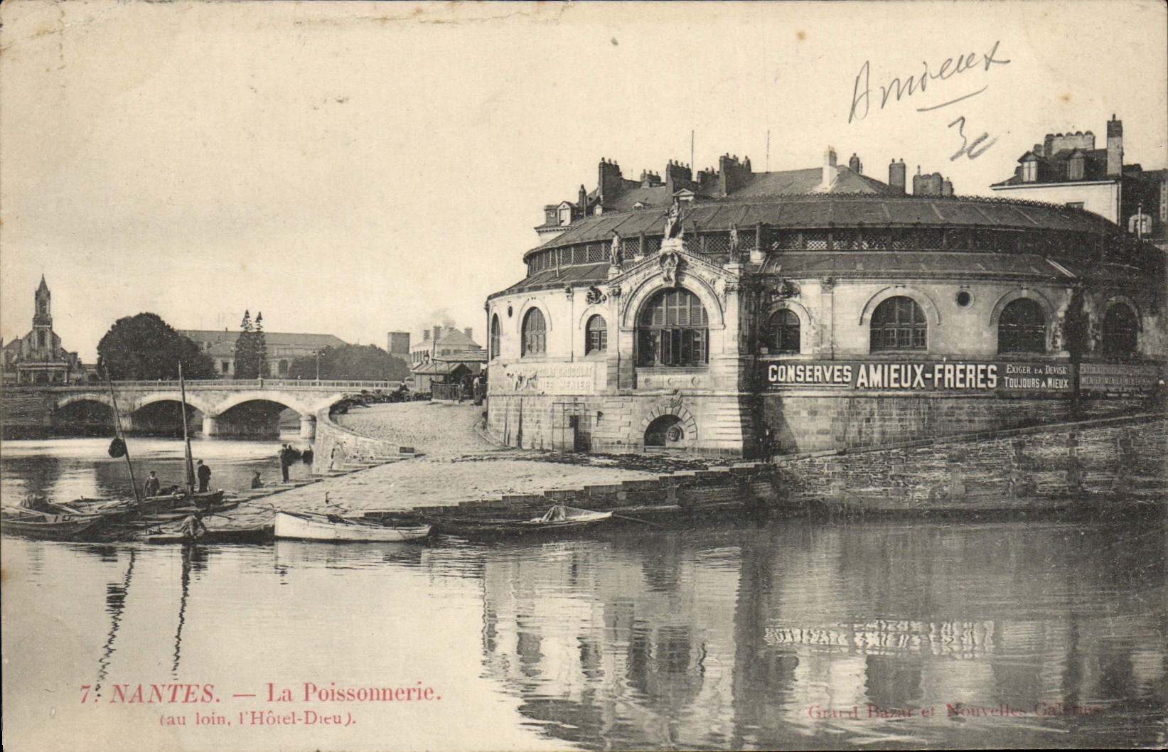 CPA Nantes La Poissonnerie conserves AMIEUX-FRERES