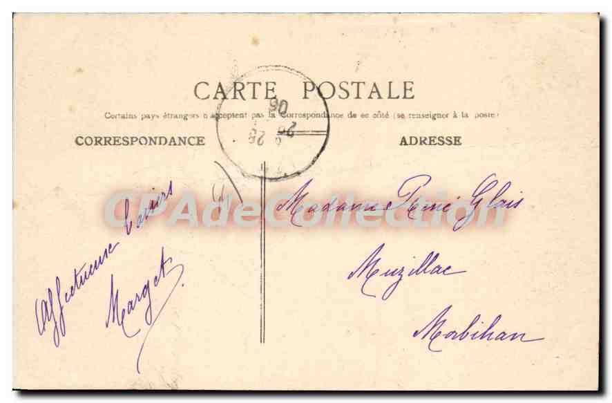 CPA Nantes La Poissonnerie conserves AMIEUX-FRERES — Rückseite