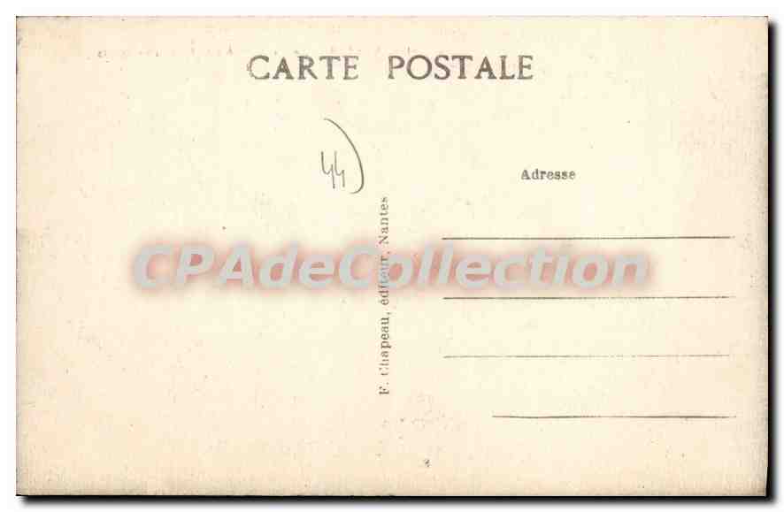 CPA Nantes Le Port Vue Generale des Quais — Rückseite