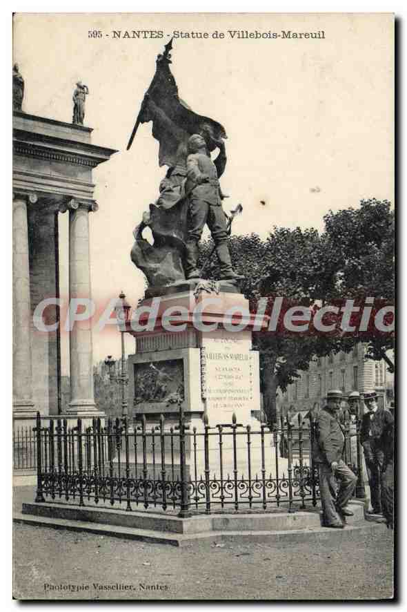 CPA Nantes Statue de villebois Mareuil
