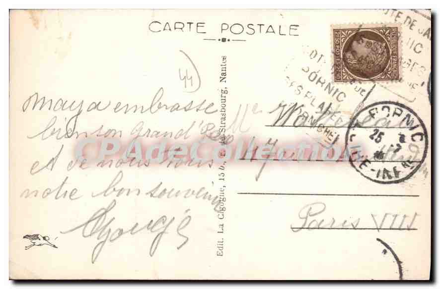 CPA Pornic Casino de Gourmalon — Rückseite
