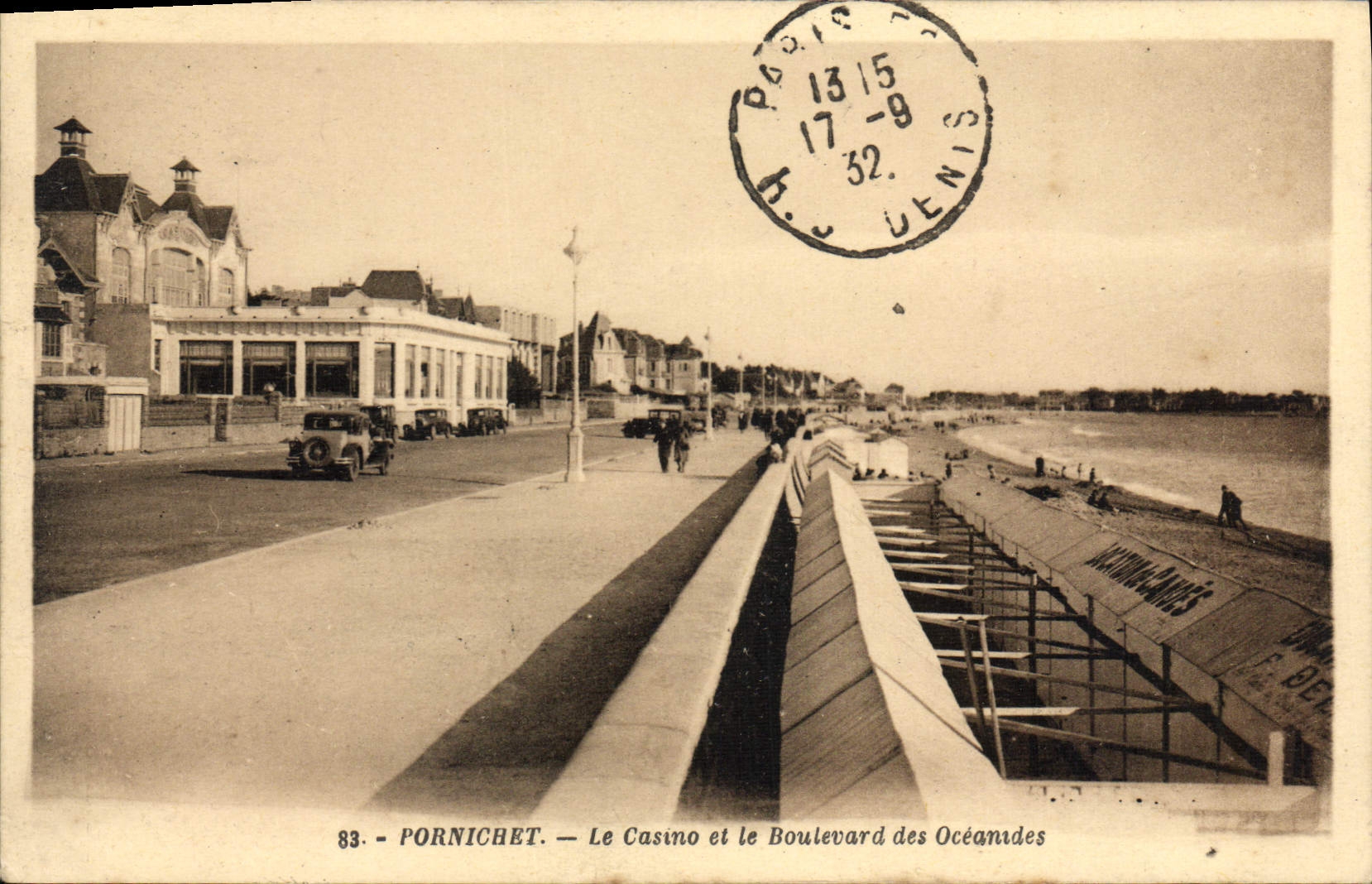 CPA Pornichet Le Casino et le Boulevard des Oceanides