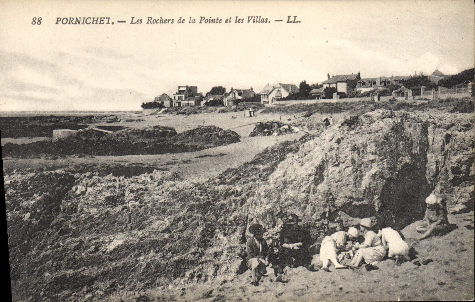 CPA Pornichet Rochers de la Pointe et les Villas