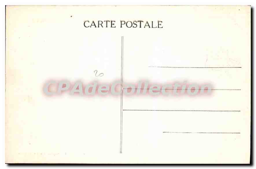 CPA Pornichet Rochers de la Cote de Congrigoux — Rückseite