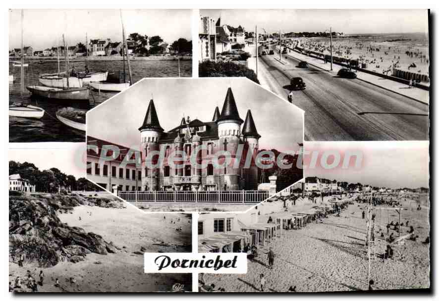 CPA Pornichet Le Port La Promenade Le Chateau