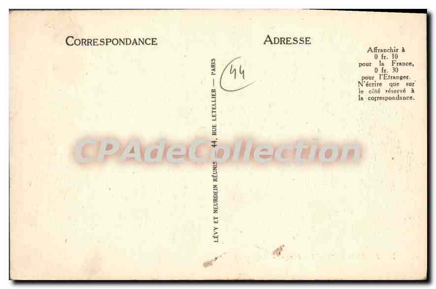 CPA Pornichet La Plage — Rückseite