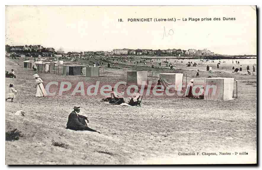 CPA Pornichet La Plage Prise des Dunes