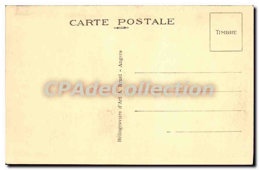 CPA Pornichet L'Hotel de l'Ocean et la Plage — Rückseite