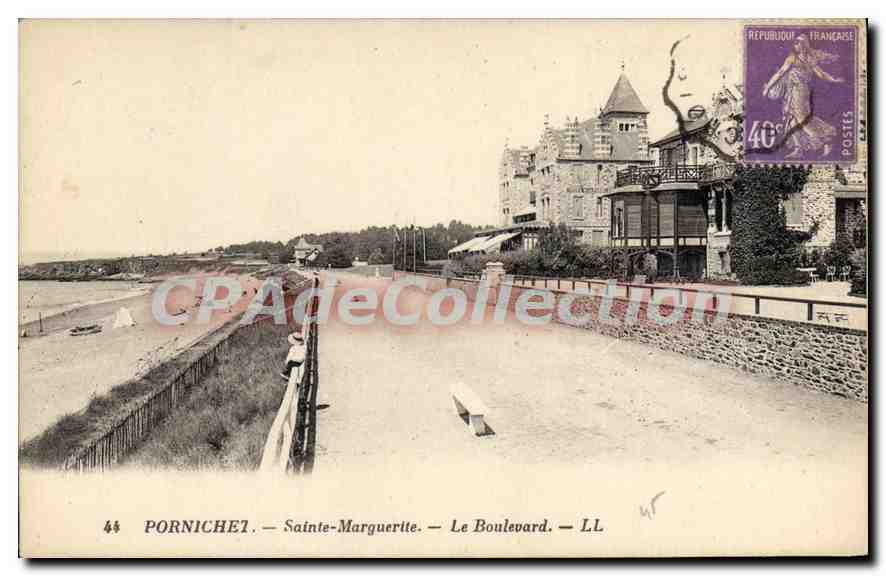 CPA Pornichet Saint Marguerite Le Boulevard
