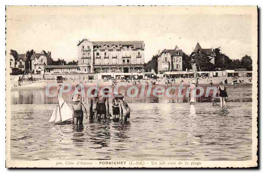 CPA Pornichet Un Joli Coin de la Plage