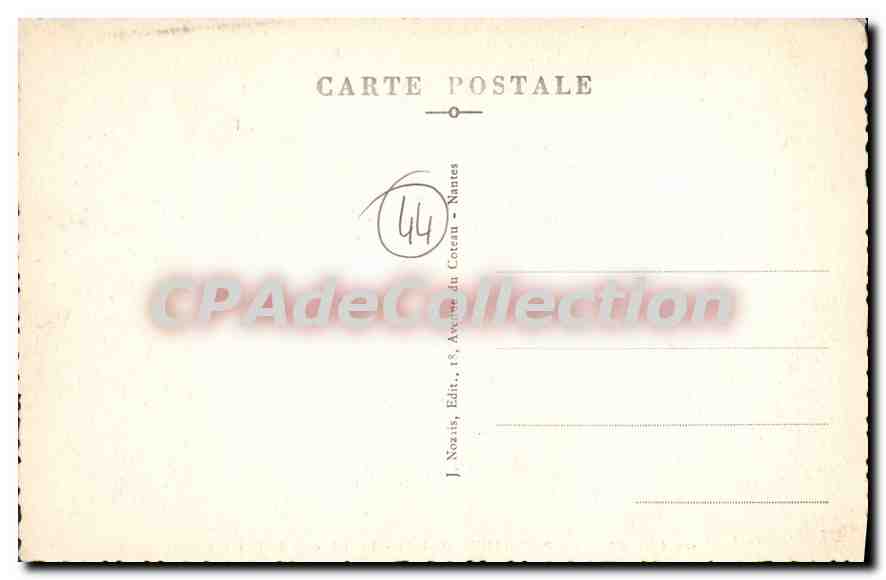 CPA Pornichet Un Joli Coin de la Plage — Rückseite