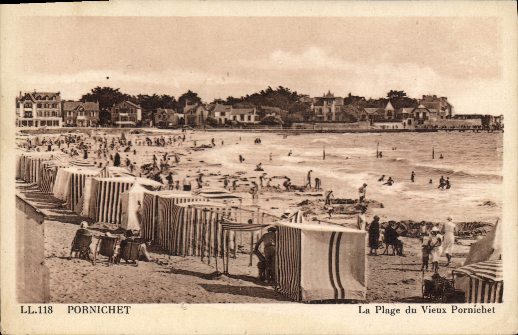 CPA Pornichet La Plage du Vieux Pornichet